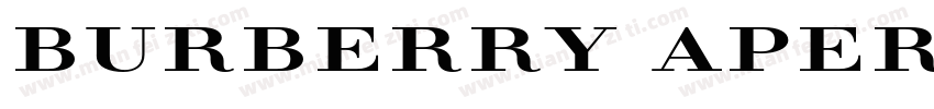 Burberry Apercu Bold字体转换